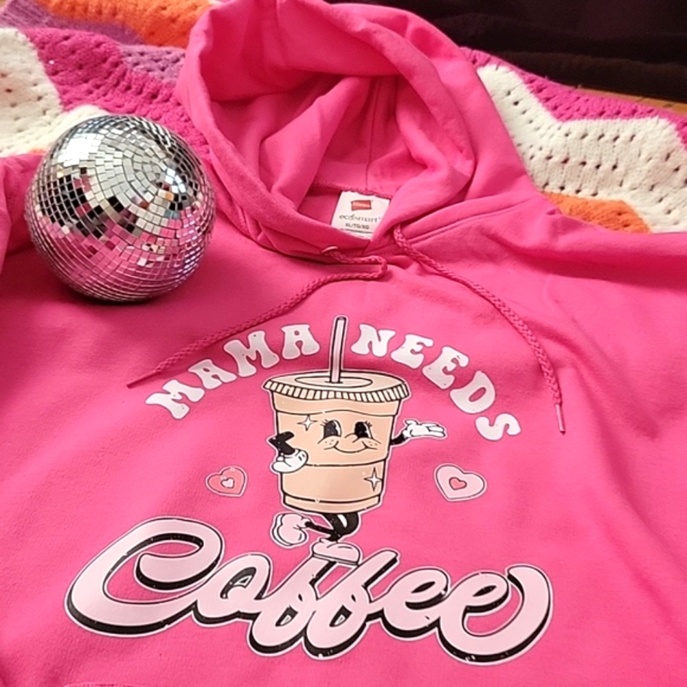 "Mama needs Coffee" hoodie - Picture 3 of 6